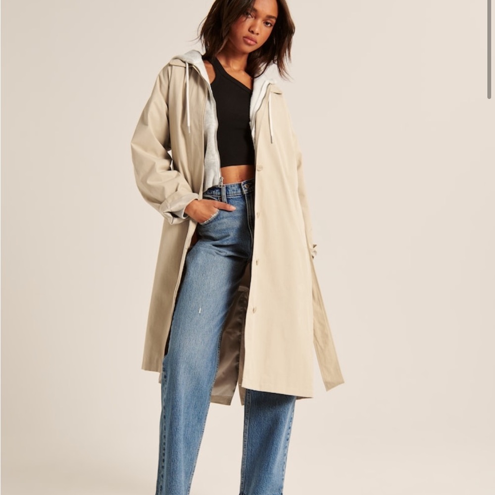 NWT Abercrombie Drapey Mac Coat